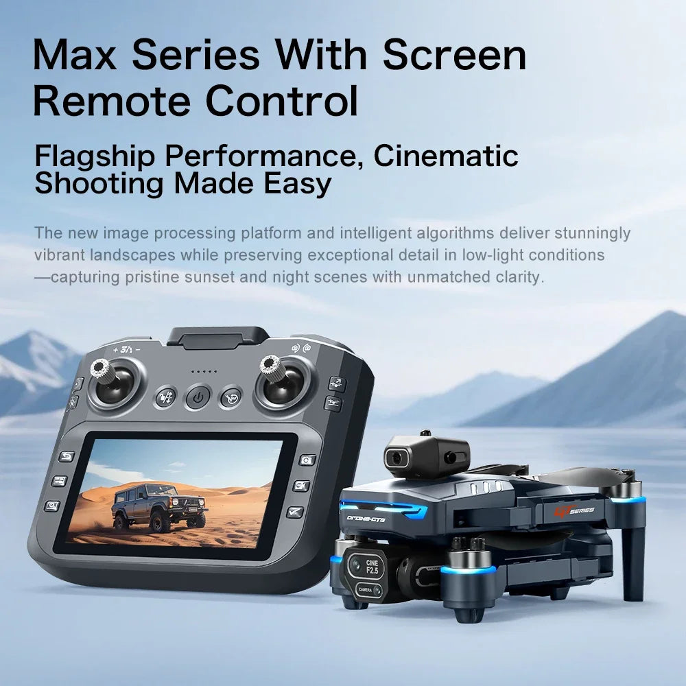 Lenovo GT8 Drone 8K Professional Dual Camera GPS FPV Brushless Motor Optical Flow Hovering Folding Quadcopter 4K RC Dron Toys