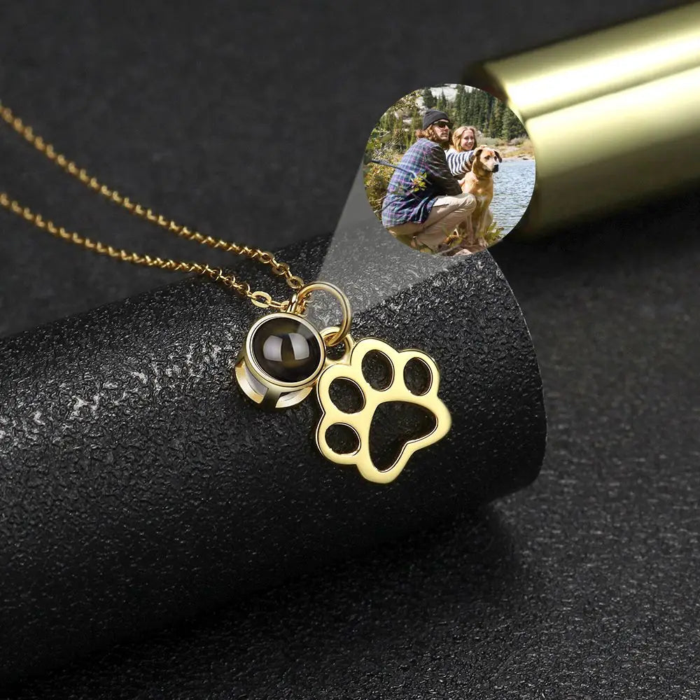 Collier Projection Photo — Souvenir de Votre Animal