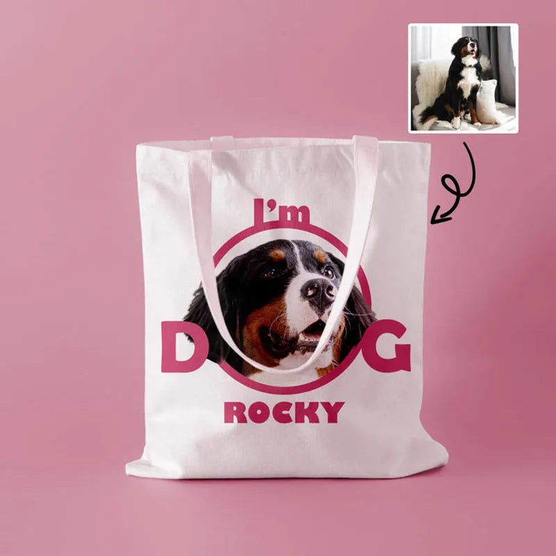 Tote Bag Personnalisé — Portrait de Votre Animal