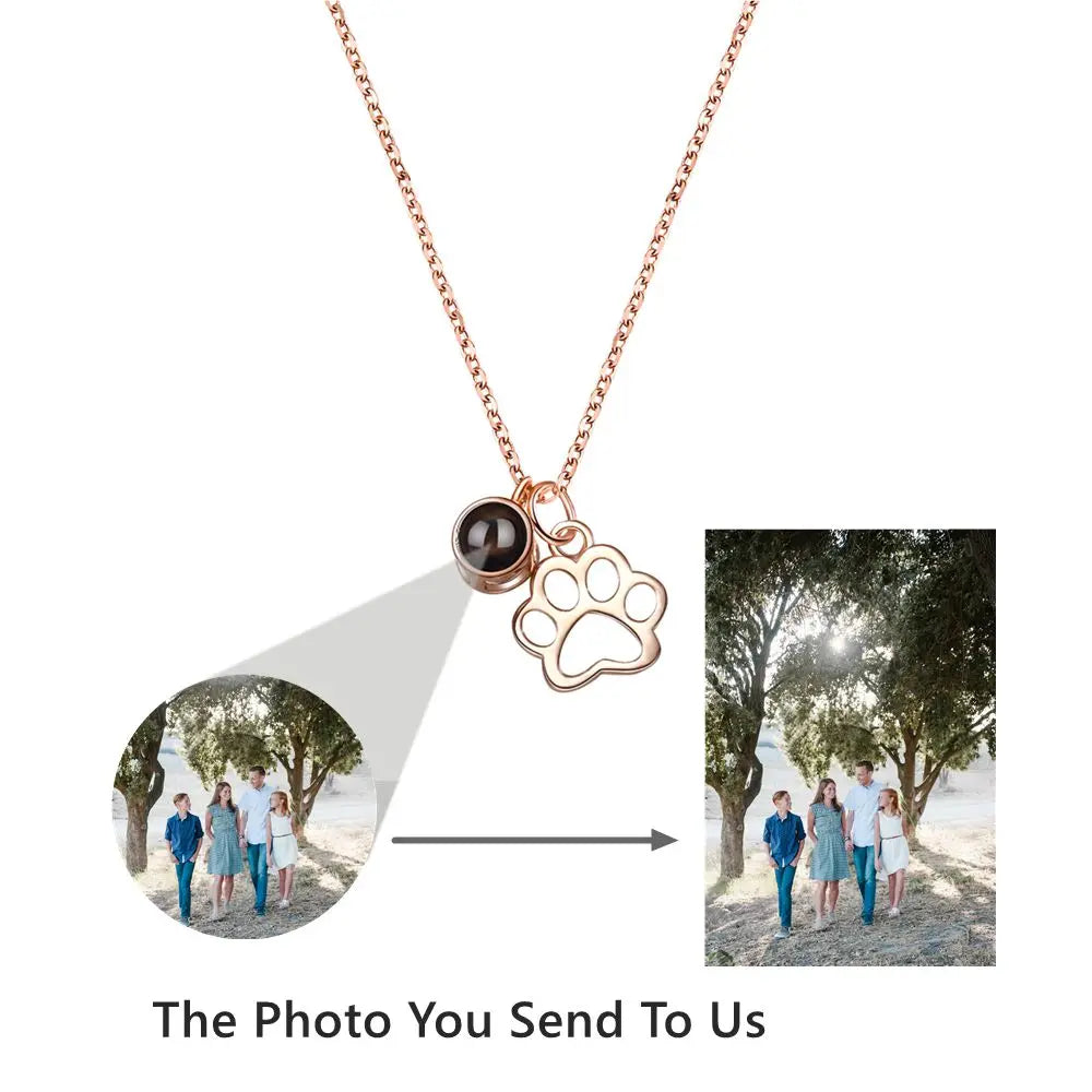 Collier Projection Photo — Souvenir de Votre Animal