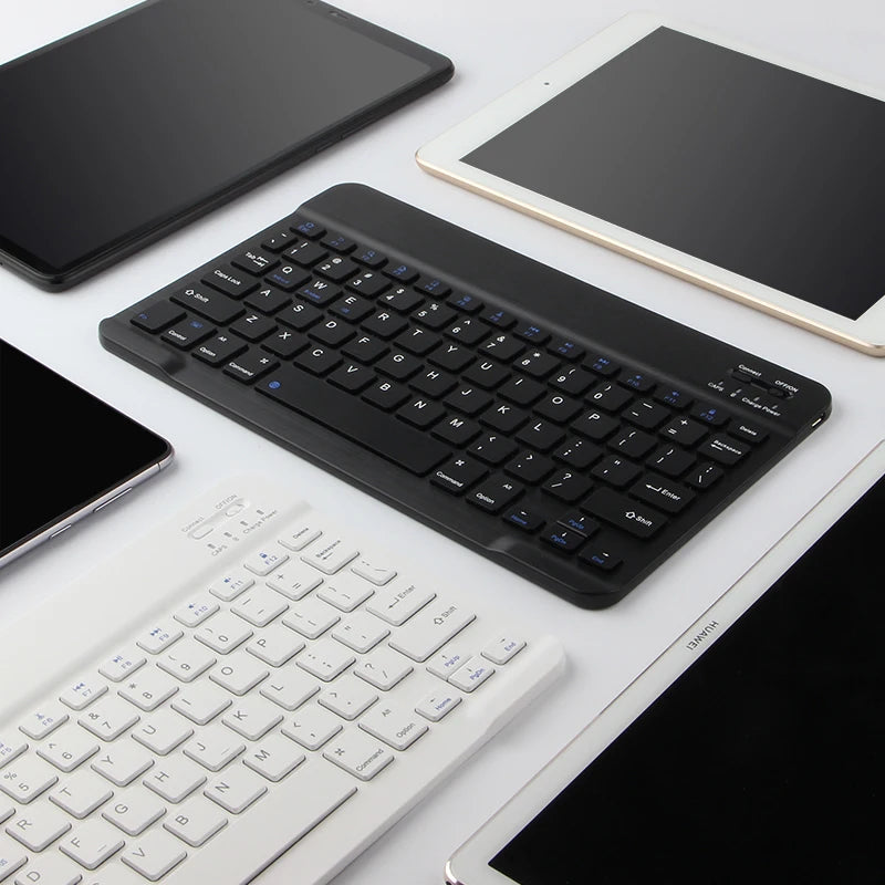 Mini Bluetooth Keyboard Wireless Russian Keyboard Tablet Spanish Rechargeable Keyboard For Tablet ipad phone iphone Laptop