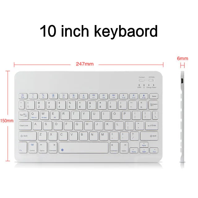 Mini Bluetooth Keyboard Wireless Russian Keyboard Tablet Spanish Rechargeable Keyboard For Tablet ipad phone iphone Laptop