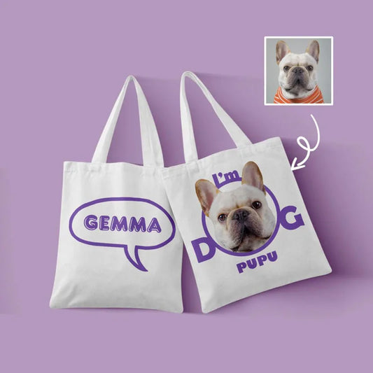 Tote Bag Personnalisé — Portrait de Votre Animal