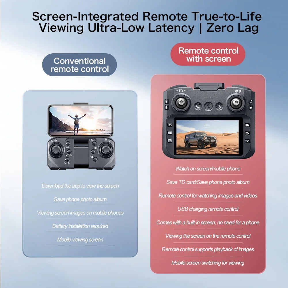 Lenovo GT8 Drone 8K Professional Dual Camera GPS FPV Brushless Motor Optical Flow Hovering Folding Quadcopter 4K RC Dron Toys
