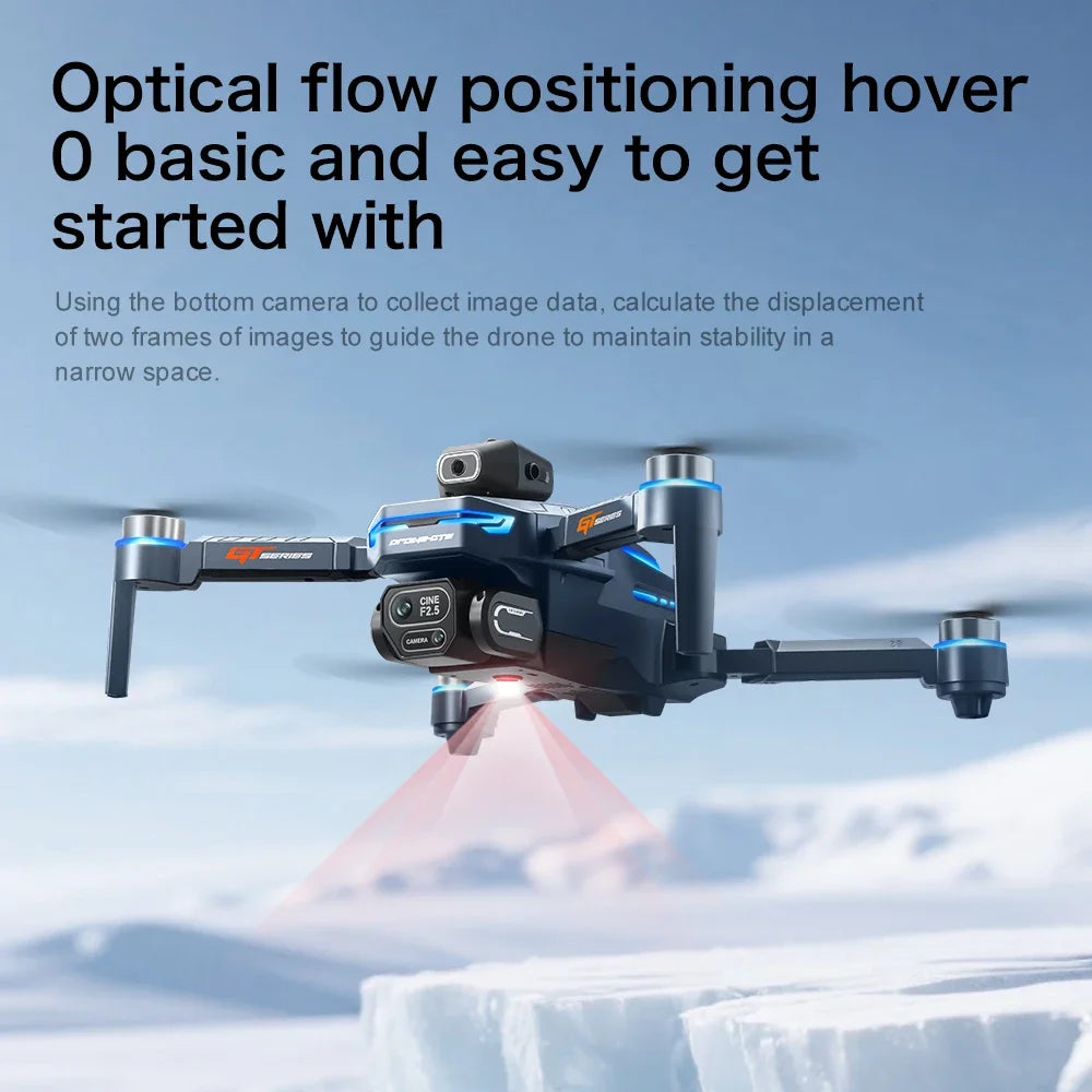 Lenovo GT8 Drone 8K Professional Dual Camera GPS FPV Brushless Motor Optical Flow Hovering Folding Quadcopter 4K RC Dron Toys